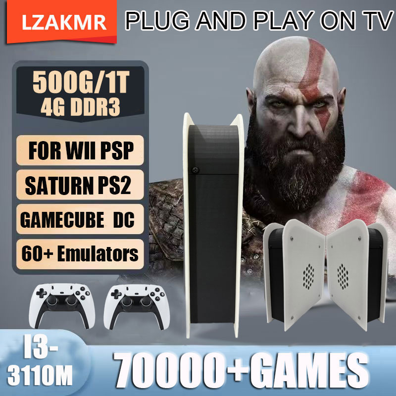 Gaming Console Ps3 - Kabelloser Controller 8G RAM Retro-Spielkonsole 2T
