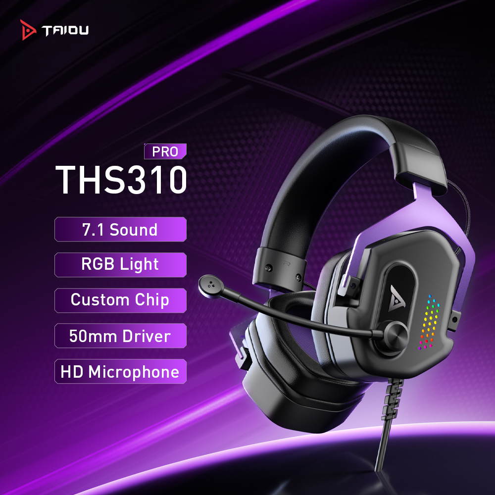 Gaming Console M20 Pro - TAIDU THS310 PRO Kabelgebundenes Gaming-Headset 7.1