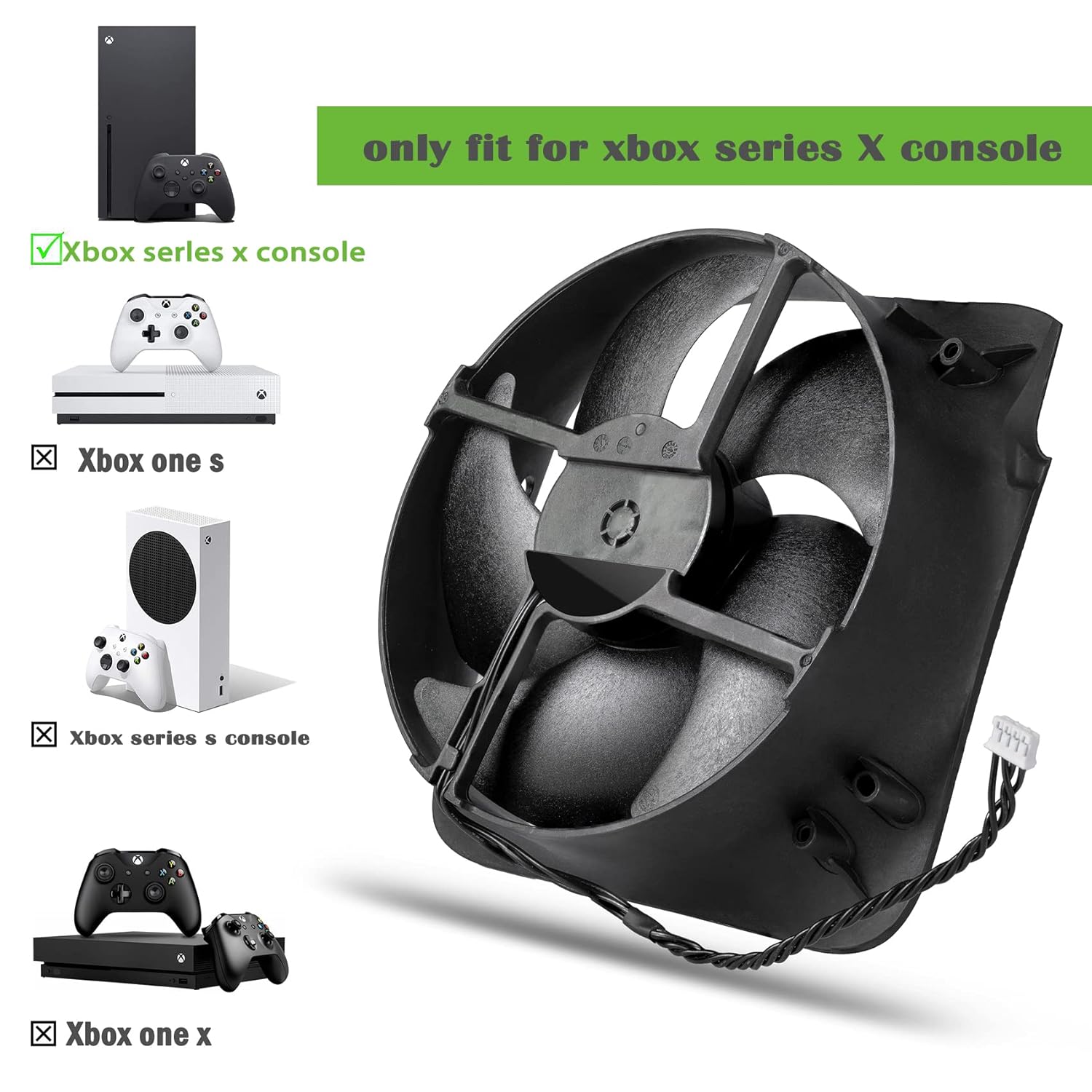 Microsoft Console Xbox Series S - Ersatz des internen Lüfters für Xbox