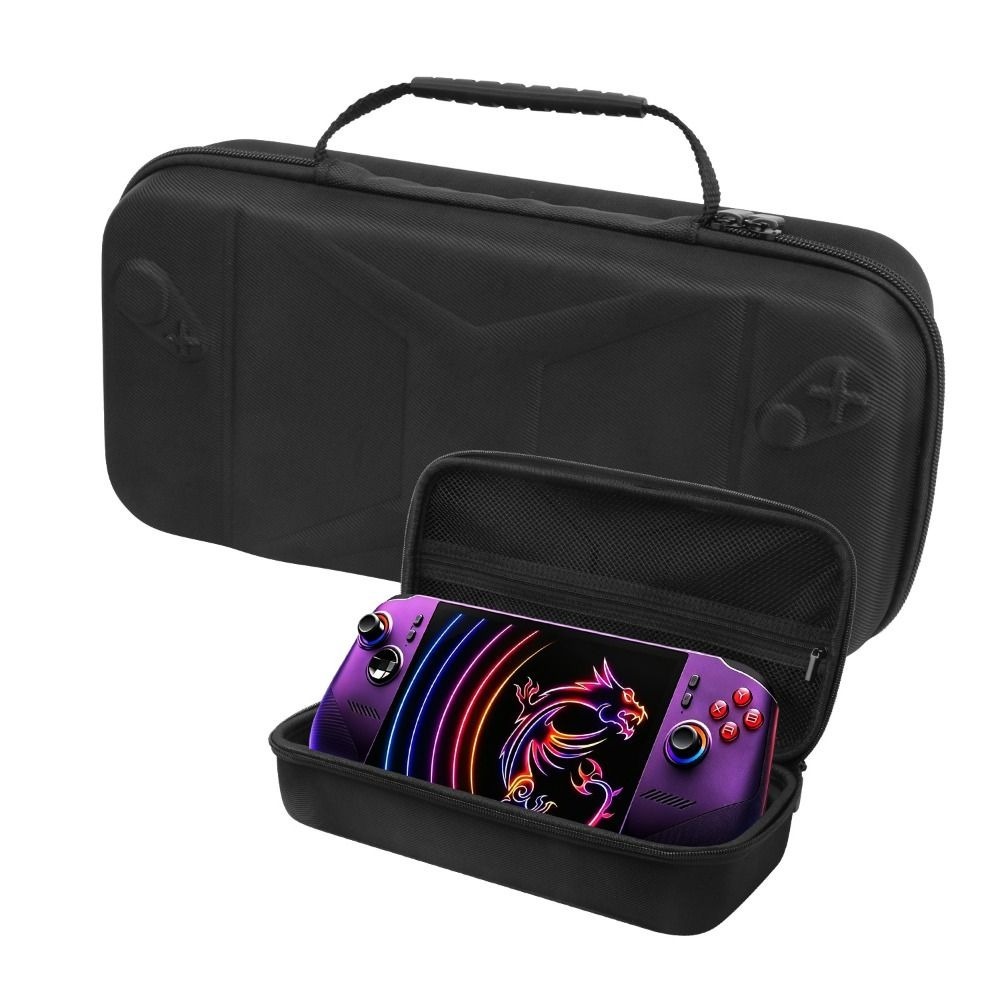 Gaming Console Bag - Hochwertige EVA-Tragetasche, stoßfeste, wasserdichte Aufbewahrungstasche, tragbare