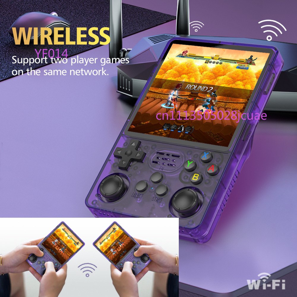 Handheld Gaming Console - R36Plus Open-Source Handheld-Spielkonsole 4 Zoll IPS