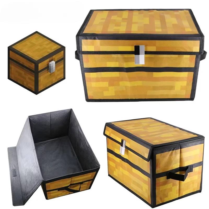 Gaming Console Minecraft - MineCraftion Brust-Aufbewahrungsbox, große Kapazität, faltbar, für