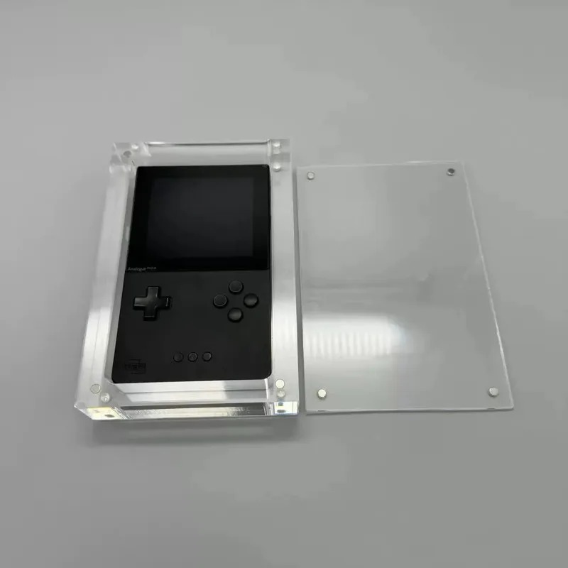 Gaming Console Organizer - Transparente Magnetische Acryl-Konsolen-Aufbewahrungsbox - Staubdichter Organizer