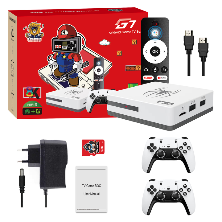 Gaming Console With Tv - Hochwertige tragbare G7-Gaming-Konsole mit großem Zoll-Bildschirm,