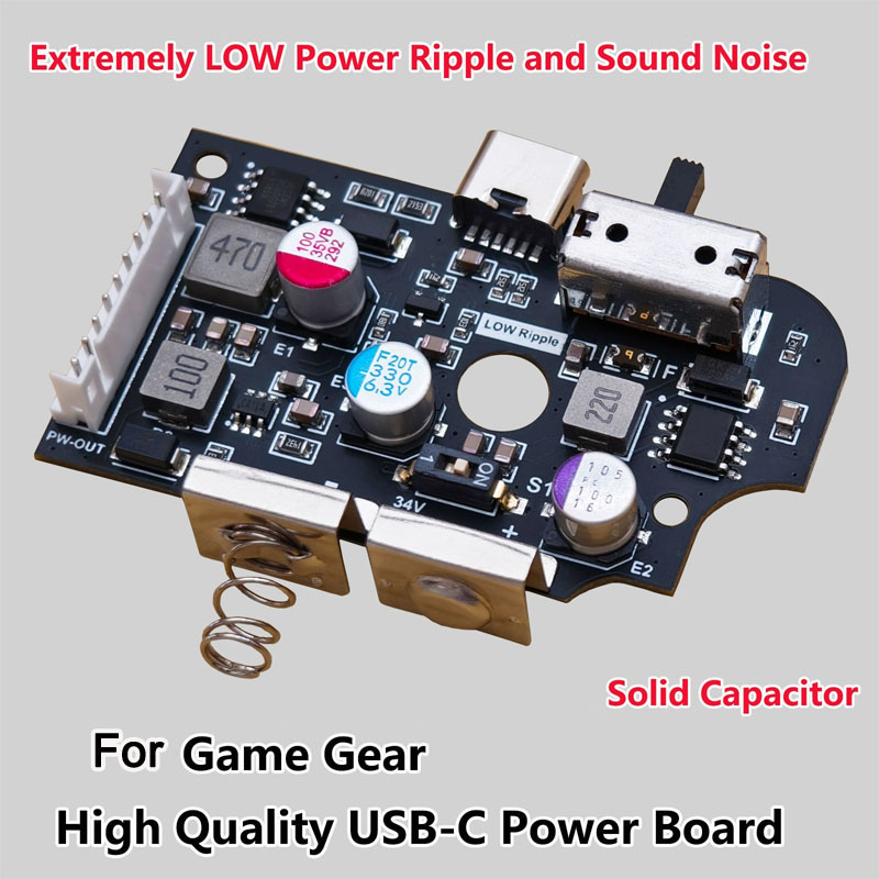 Gaming Console High Quality - Hochwertige USB-C-Stromversorgungsplatine Ersatz-PCB-Platine Netzschalter-Motherboard für SEGA