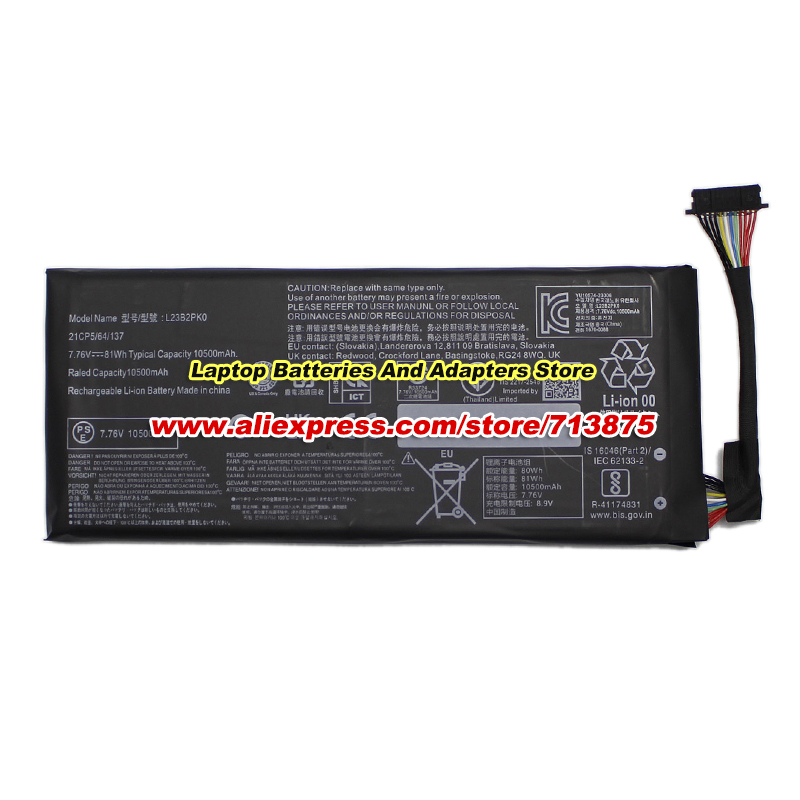 81Wh L23B2PK0 Akku 7,76V 10500 – Gaming Console Lenovo Bewertung und Preis