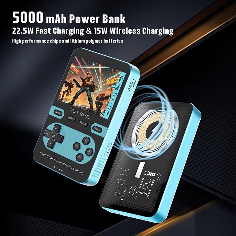 Neue 5000 mah Magnetische Drah – Gaming Console Power Bank Bewertung und Preis