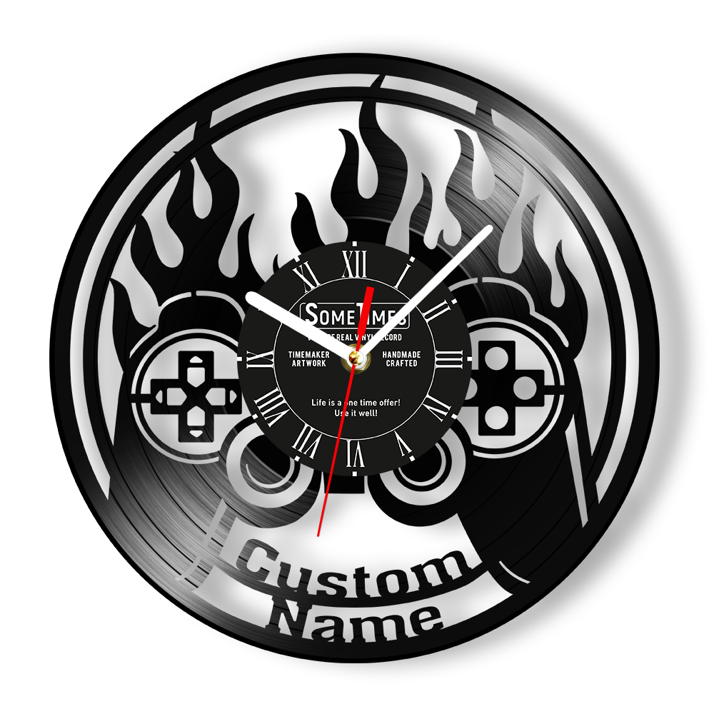 Spielkonsolen-Wanduhr mit indi – Gaming Console Names Bewertung und Preis