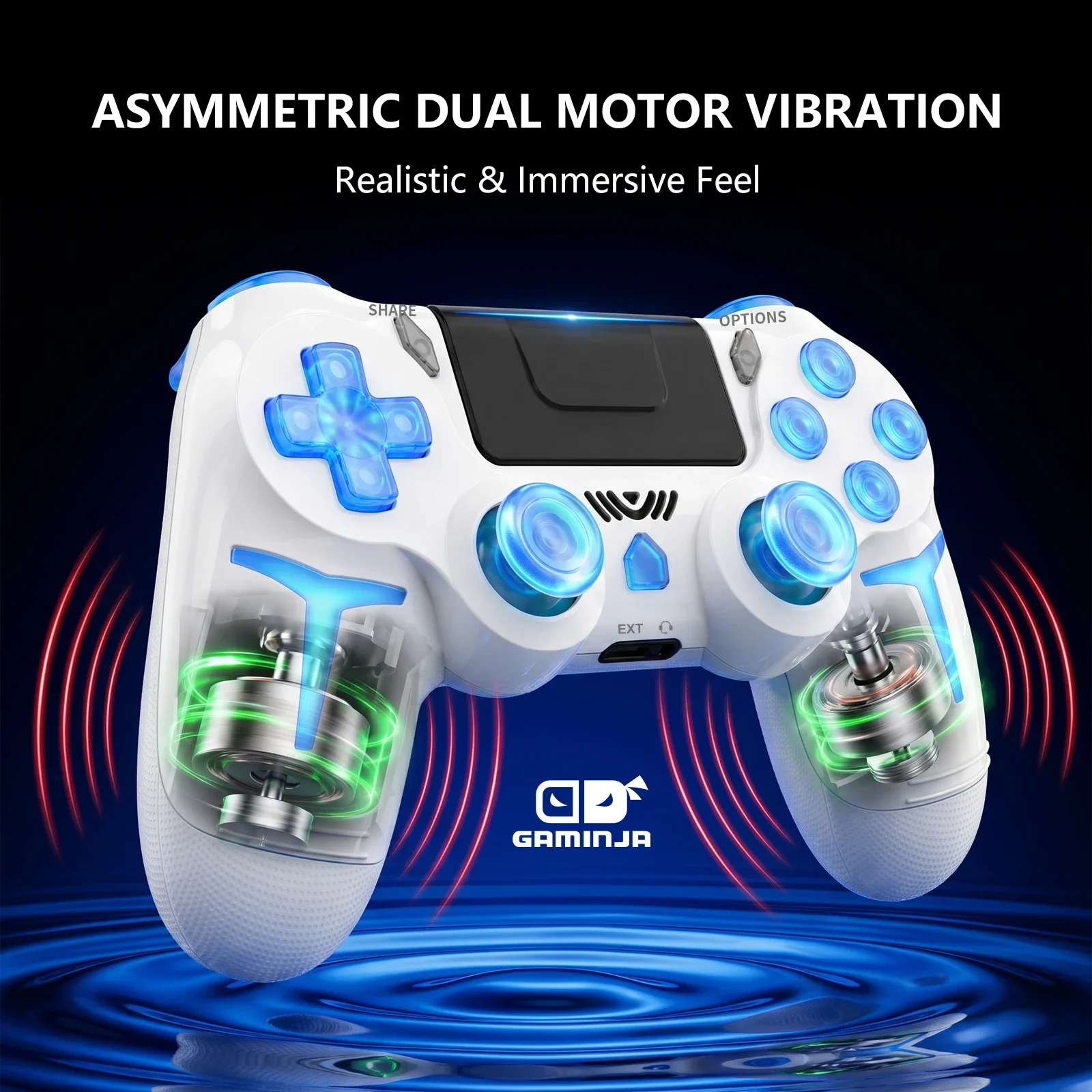 GAMINJA RGB Wireless Gamepads  – Gaming Console Ps3 Bewertung und Preis