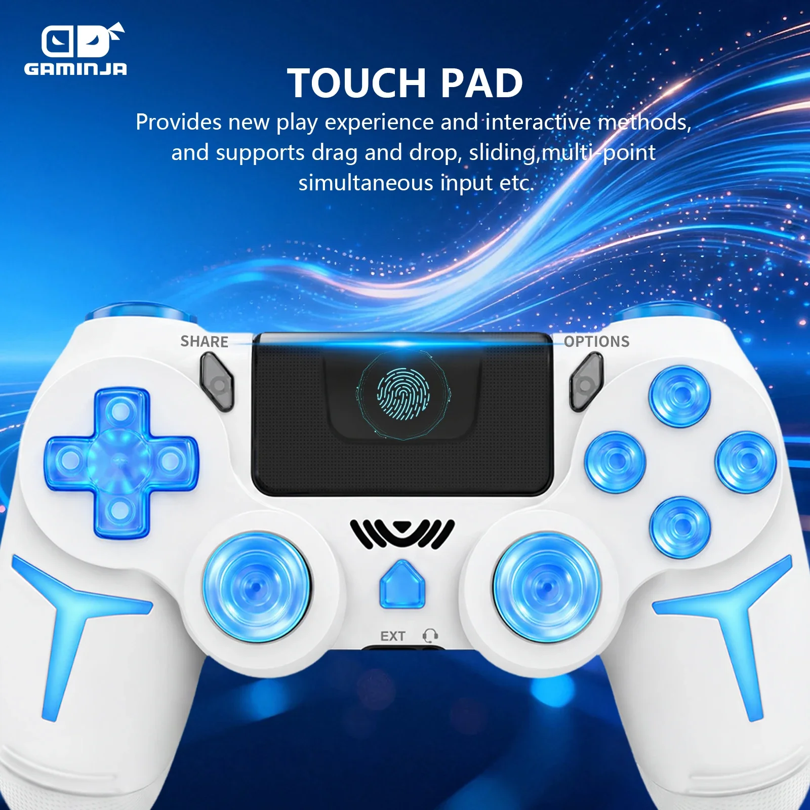 GAMINJA RGB Wireless Gamepads  – Gaming Console Ps3 Bewertung und Preis